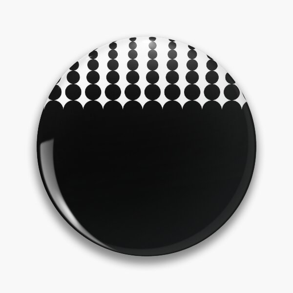 Item preview, black and white retro circles pattern design designed and sold by kenji kawai.