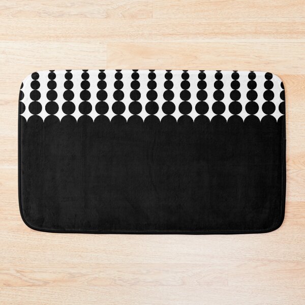 Item preview, black and white retro circles pattern design designed and sold by kenji kawai.