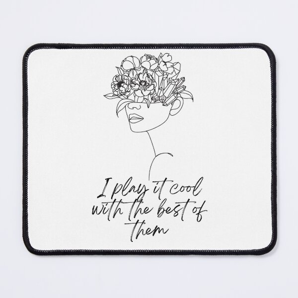Item preview, Women Flowers I Play it Cool Lyrics designed and sold by Pocketsodders.