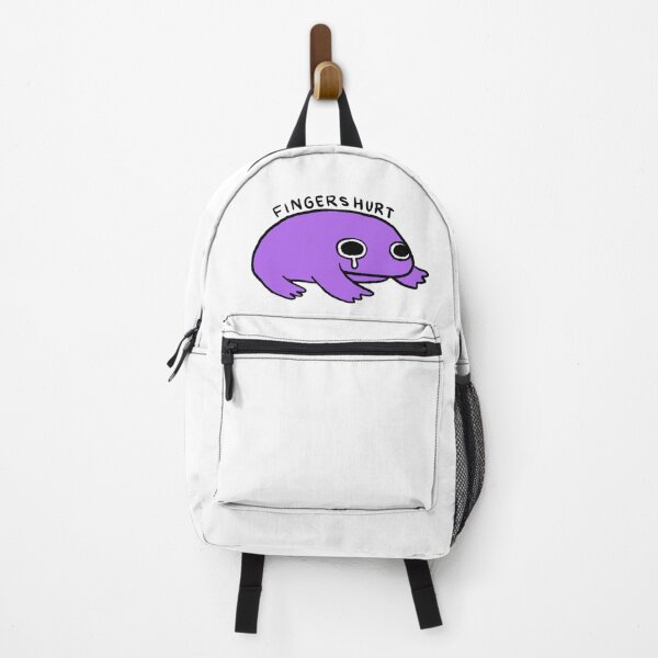 Item preview, Fingers Hurt | Vibrant Purple Crying Frog designed and sold by iristocat.
