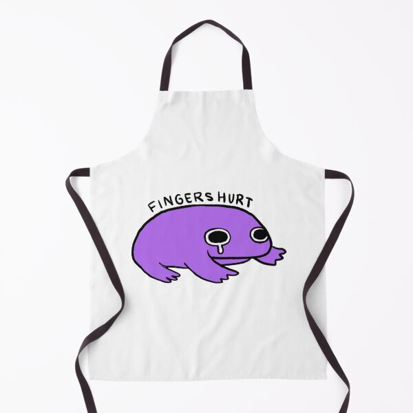 Item preview, Fingers Hurt | Vibrant Purple Crying Frog designed and sold by iristocat.