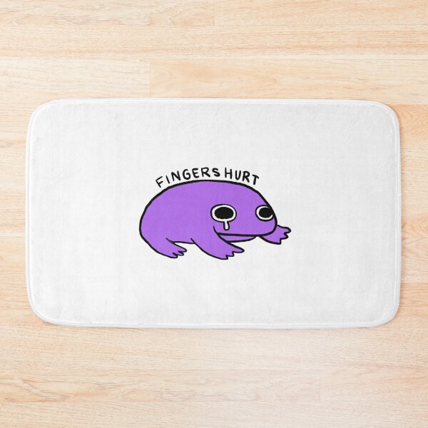 Item preview, Fingers Hurt | Vibrant Purple Crying Frog designed and sold by iristocat.