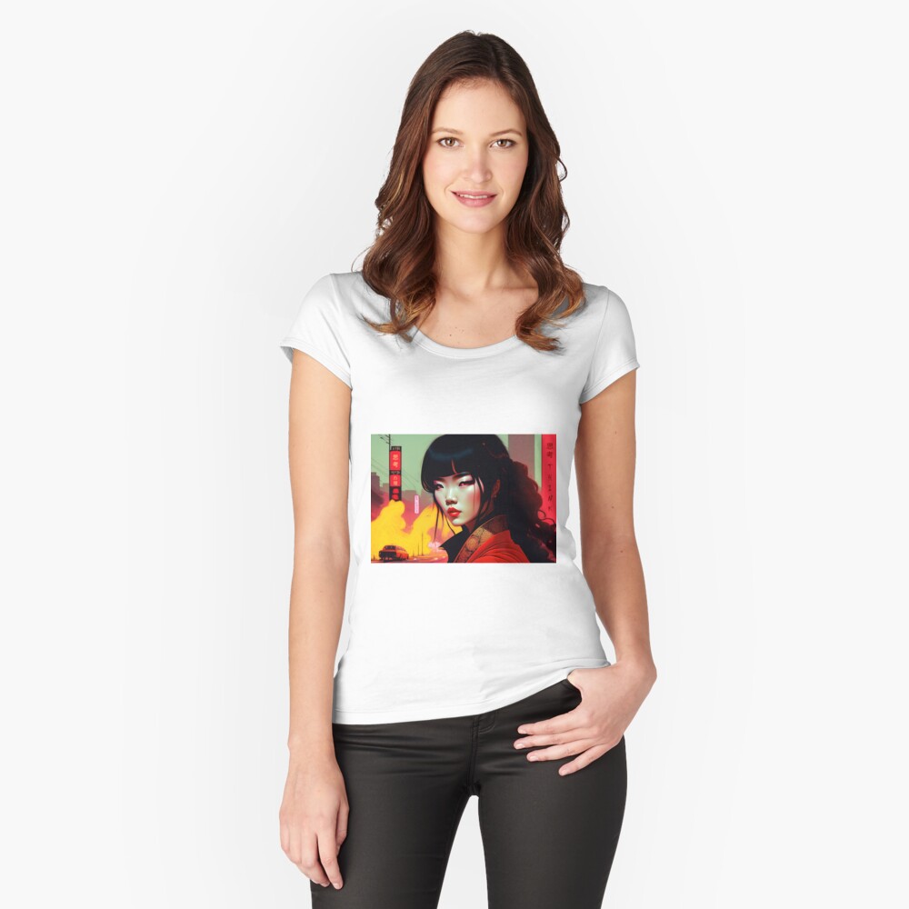 Artikel-Vorschau von Tailliertes Rundhals-Shirt, designt und verkauft von leviatansworks.