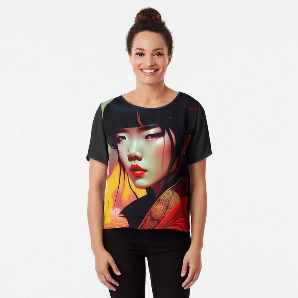 Artikel-Vorschau von Chiffon Top, designt und verkauft von leviatansworks.