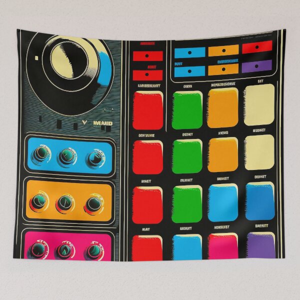 Item preview, Copie de Controller midi keyboard 2 beatmaker pop art designed and sold by popurbanart.