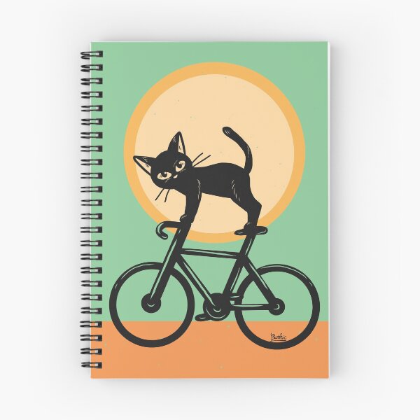 Item preview, Cat loves a bike designed and sold by BATKEI ART.