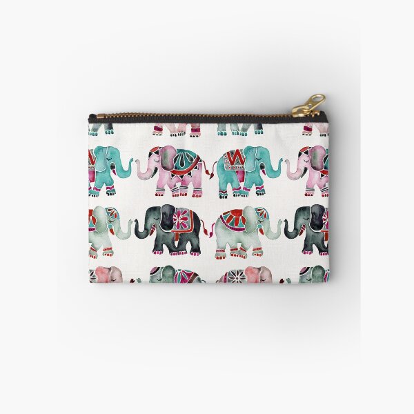 Item preview, Elephant Collection – Turquoise & Coral Palette designed and sold by Cat Coquillette.