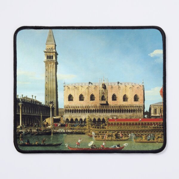 Item preview, The Bucintoro at the Molo on Ascension Day - Canaletto (1745) designed and sold by GLZAS88.