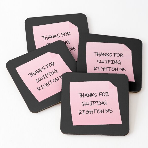 Item preview, Thanks For Swiping Right Funny Sarcastic Valentine's Day Gift designed and sold by mariejosee22.
