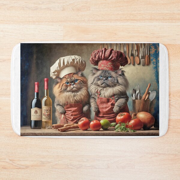Item preview, Two Himalayan Cat Chefs in the Kitchen designed and sold by candiscamera.
