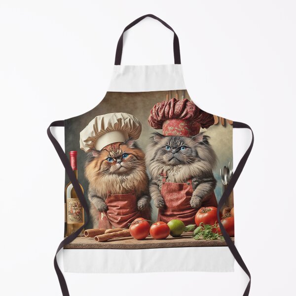 Item preview, Two Himalayan Cat Chefs in the Kitchen designed and sold by candiscamera.