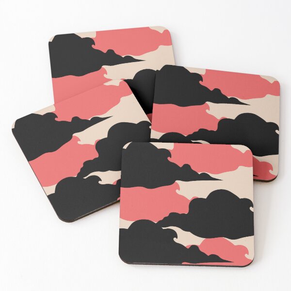 Item preview, Red and black clouds designed and sold by La boutique de Clémence.