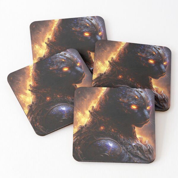 Item preview, Epic Cat Dark Fantasy Knight designed and sold by Lyubas.
