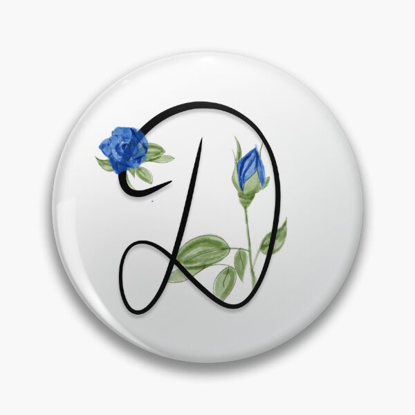 Item preview, D floral letter designed and sold by makiangelo2.