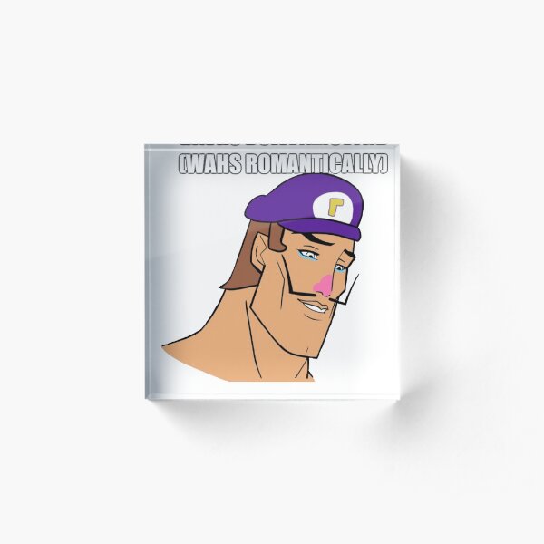 Waluigi Acrylic Block