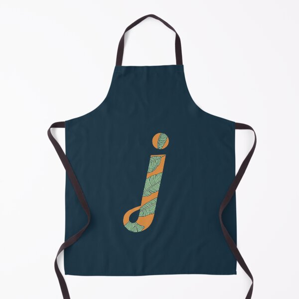 Item preview, Leaf/Feather Pattern Letter J Monogram (Gold) designed and sold by Gumblebee Design.
