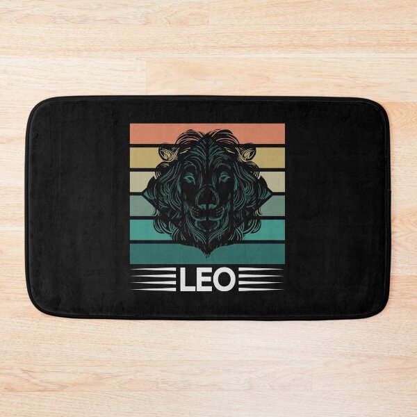 Item preview, Leo in front of a stylized vintage sun Zodiac designed and sold by GrafDot.