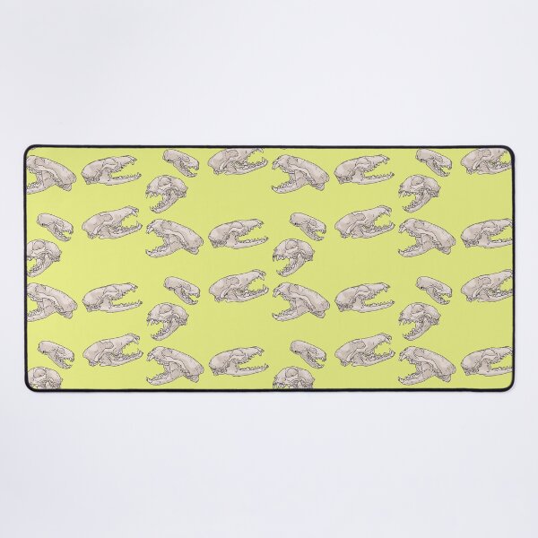 Item preview, North American Predator Skulls Yellow designed and sold by Ashley Gagnon.