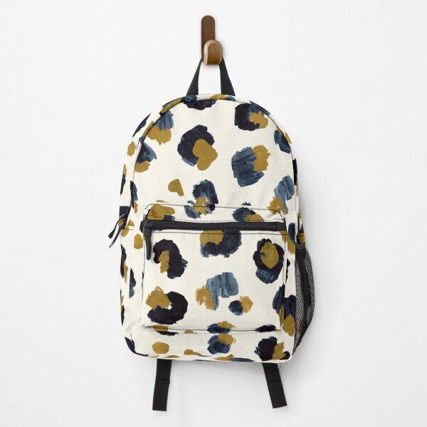 Item preview, Painterly Leopard Print - Navy and Gold designed and sold by Sorbier-Studio.