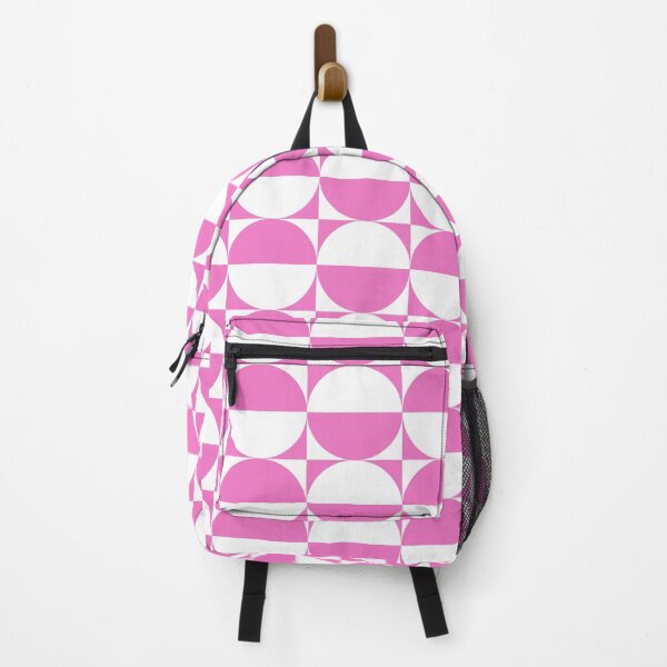 Item preview, Half and Half Circles Pink and White designed and sold by tonymagnerart.