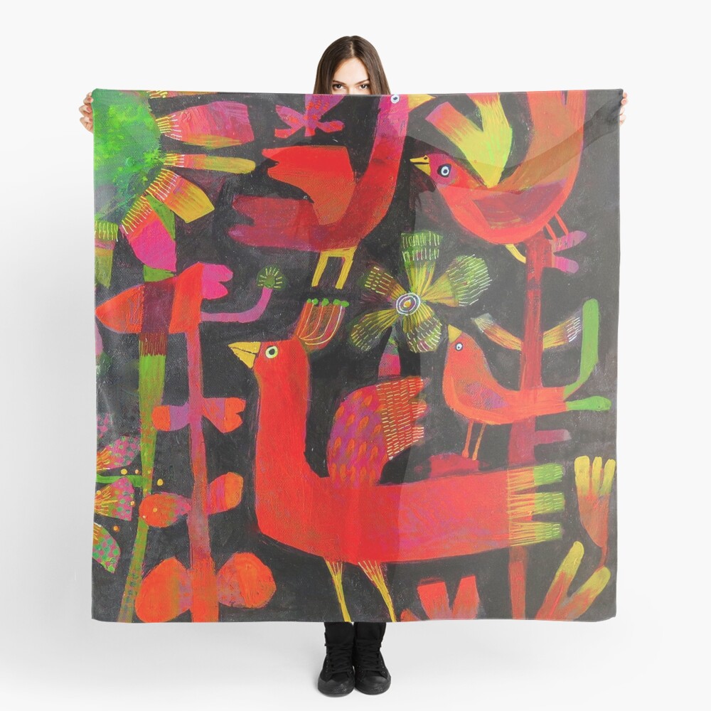 Summer greens Scarf