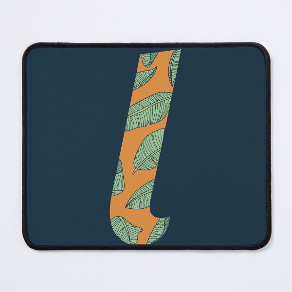 Item preview, Leaf/Feather Pattern Letter L Monogram (Gold) designed and sold by Gumblebee Design.