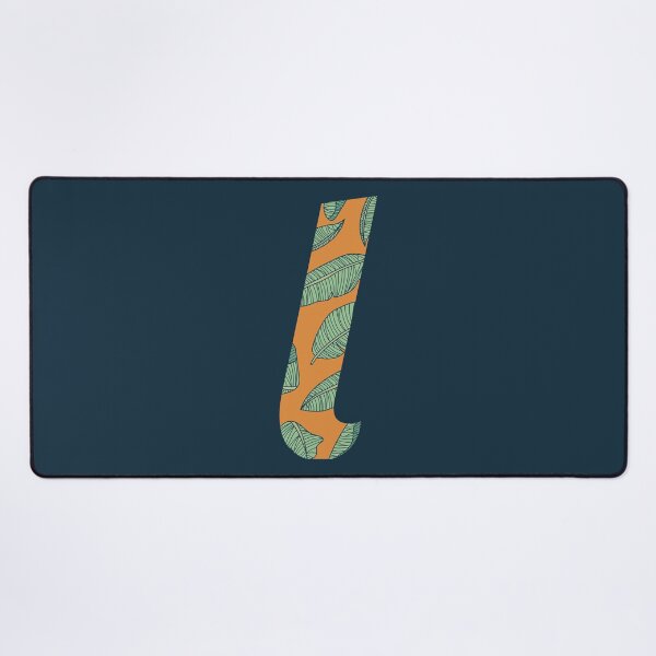 Item preview, Leaf/Feather Pattern Letter L Monogram (Gold) designed and sold by Gumblebee Design.