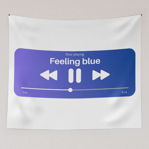 Item preview, Now playing: Feeling blue designed and sold by Dagrell.