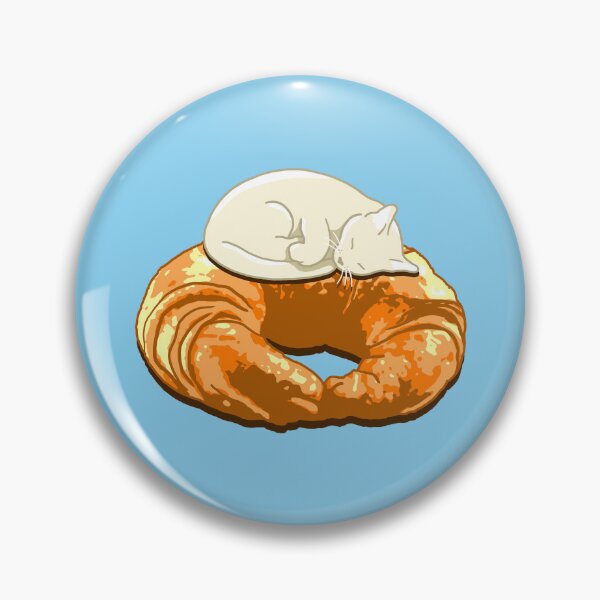 Item preview, Croissant Snow Cat designed and sold by CCCDesign.