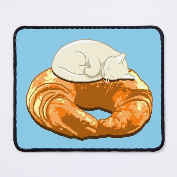 Item preview, Croissant Snow Cat designed and sold by CCCDesign.