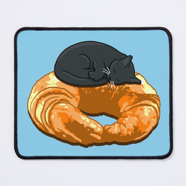 Item preview, Croissant Black Cat designed and sold by CCCDesign.