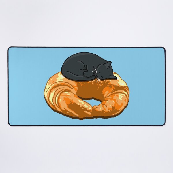 Item preview, Croissant Black Cat designed and sold by CCCDesign.