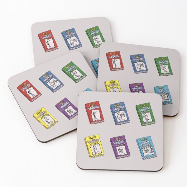 Item preview, diary of a wimpy kid  books designed and sold by lalashellsArt.