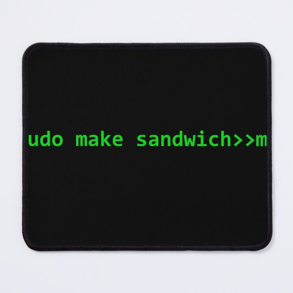Item preview, sudo make sandwich, monitor green designed and sold by Jeeb-Arts.