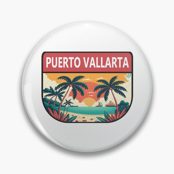 Item preview, Emblema retro de Puerto Vallarta México designed and sold by KrisSidDesigns.