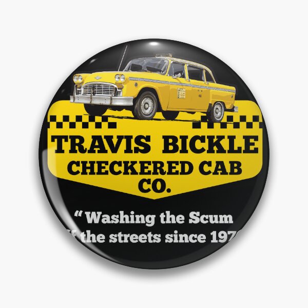 Item preview, Travis Bickle Checkered Cab Company designed and sold by Alema Art.