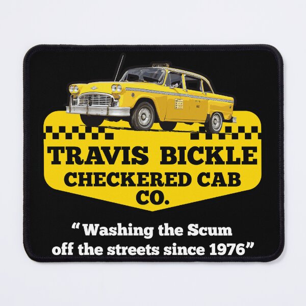 Item preview, Travis Bickle Checkered Cab Company designed and sold by Alema Art.