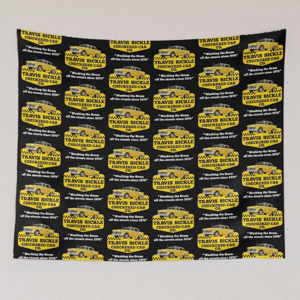 Item preview, Travis Bickle Checkered Cab Company designed and sold by Alema Art.