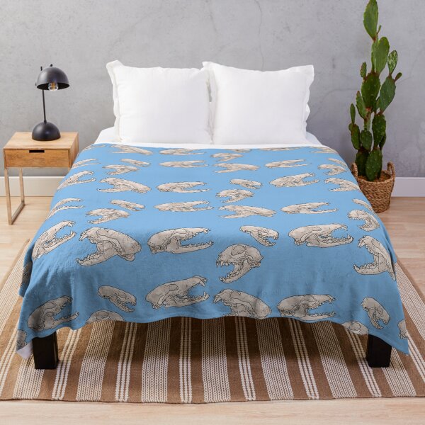 Item preview, North American Predator Skulls Blue designed and sold by Ashley Gagnon.