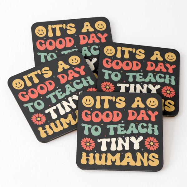 Item preview, It's A Good Day To Teach Tiny Humans Retro Design - Funny Teacher Vintage designed and sold by naworas.