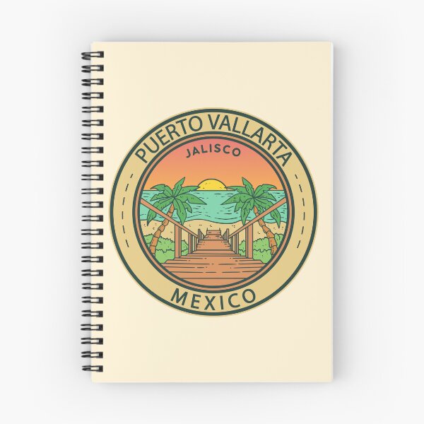 Item preview, Puerto Vallarta Mexico Circle Badge designed and sold by KrisSidDesigns.