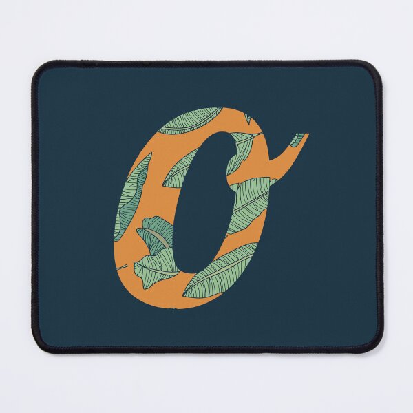 Item preview, Leaf/Feather Pattern Letter O Monogram (Gold) designed and sold by Gumblebee Design.