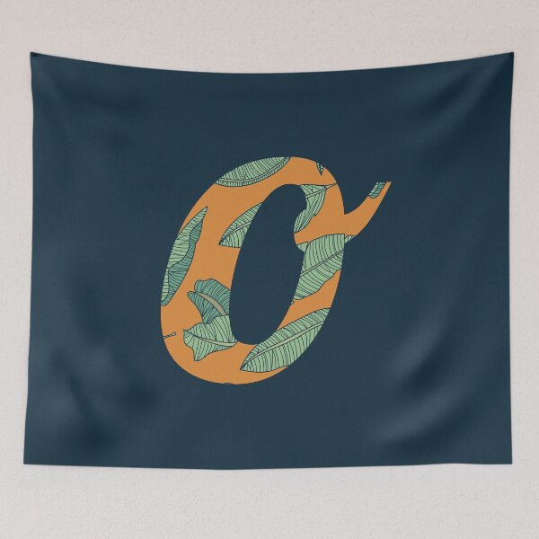 Item preview, Leaf/Feather Pattern Letter O Monogram (Gold) designed and sold by Gumblebee Design.