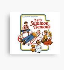 Let's Summon Demons Canvas Print