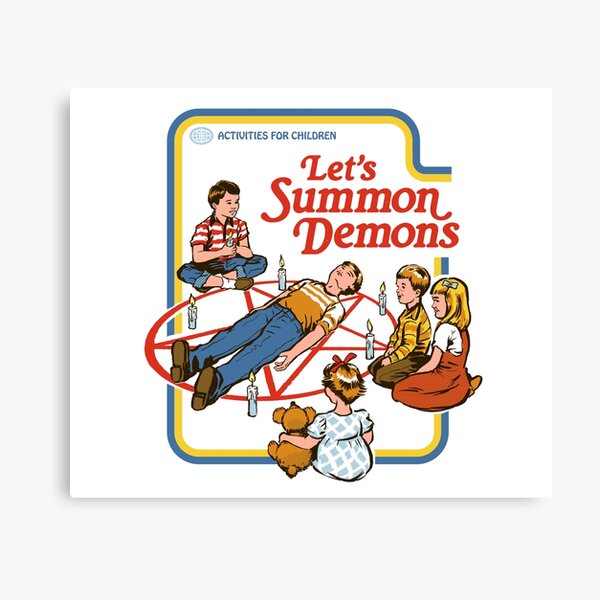 Let's Summon Demons Canvas Print