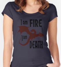 Fire & Death Women's Fitted Scoop T-Shirt