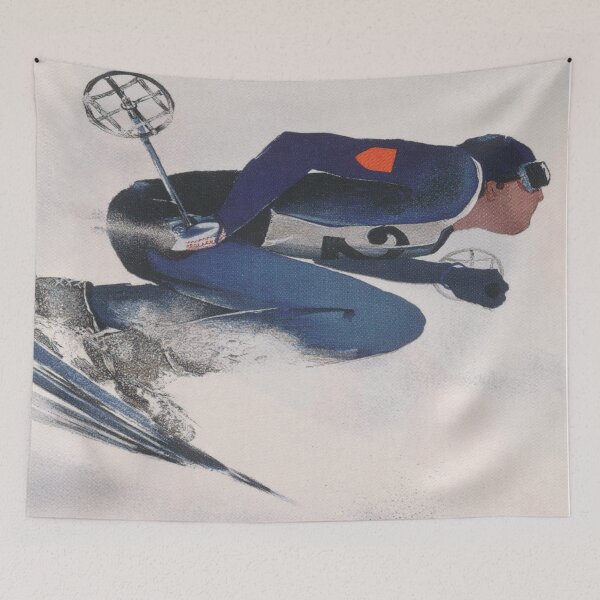 Item preview, Vintage Ski Poster for Superbagnères, France designed and sold by vintagevivian.
