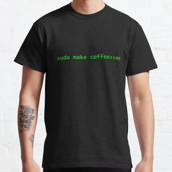 Item preview, sudo make coffee, monitor green designed and sold by Jeeb-Arts.