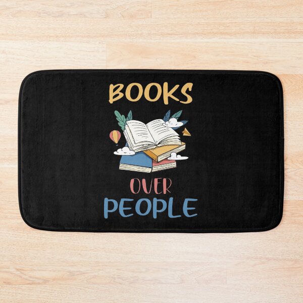 Item preview, Books Over People,funny floral Books Lover,Funny Literature,funny Reading, unique floral designed and sold by adnane4off.