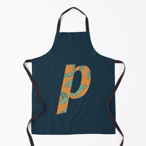 Item preview, Leaf/Feather Pattern Letter P Monogram (Gold) designed and sold by Gumblebee Design.